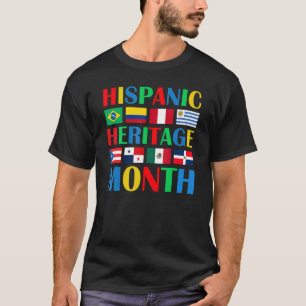 Celebrate Hispanic Heritage Month Celebrar 3 T-Shirt