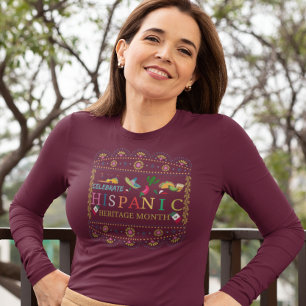 Celebrate Hispanic Heritage Month Design T-Shirt