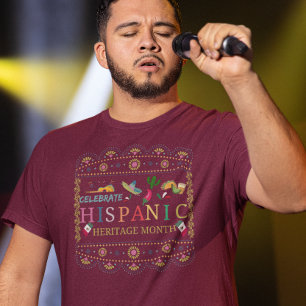 Celebrate Hispanic Heritage Month Design T-Shirt