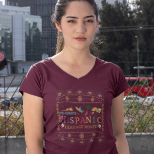 Celebrate Hispanic Heritage Month Design T-Shirt