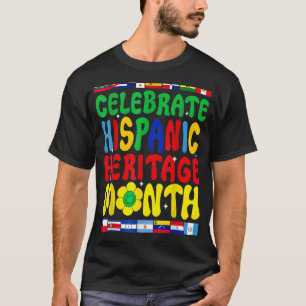 Celebrate Hispanic Heritage Month Latina Power Cut T-Shirt