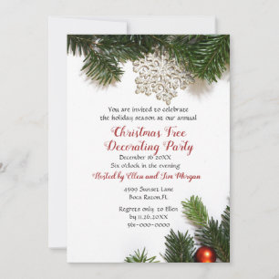 Celebrate Holiday Season Christmas Party Invitation
