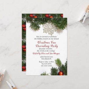 Celebrate Holiday Season Christmas Party Invitation