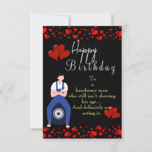 Celebrate husband's birthday card