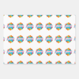 Celebrate in Style with Leiiwaa Vibes 🌺 Wrapping Paper Sheet