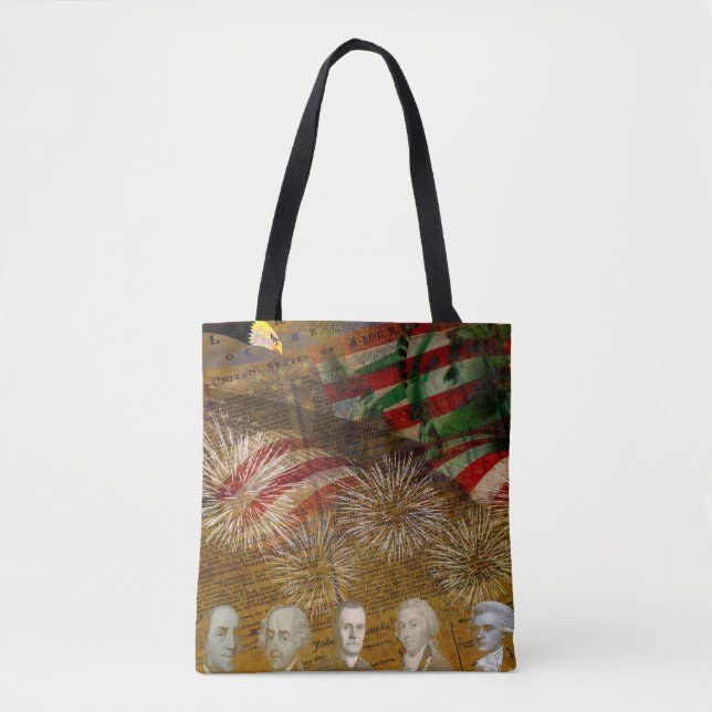 Celebrate Independence Day Tote Bag (Front)