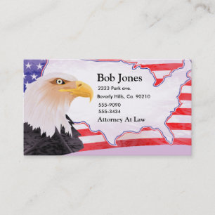 Celebrate Independence Eagle Business Card