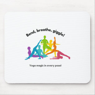 Celebrate International Kids Yoga Day April 8 Mouse Mat