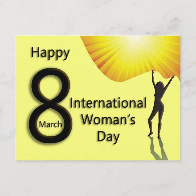 Celebrate - International Woman's Day Postcard (Front)