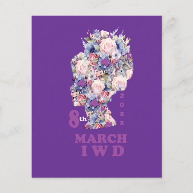 Celebrate international womens day 2025 empowering flyer (Front)