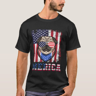 Celebrate July 4th in Style with American Pug T-Shirt