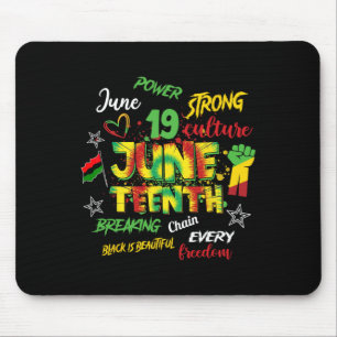Celebrate Juneteenth 1865 African American Emancip Mouse Mat