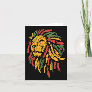 Celebrate Juneteenth Lion African American Freedom Card