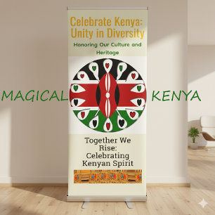 Celebrate Kenya: Unity in Diversity Collection Retractable Banner