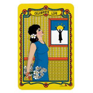 Celebrate Life_B_4x6 Refrigerator Magnet