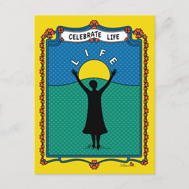 Celebrate Life B_ Postcard (Front)