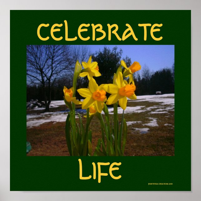celebrate life/spring poster (Front)