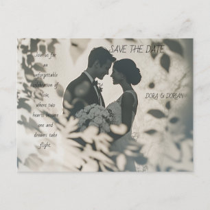 Celebrate Love and Joy with a wedding invitation Postcard