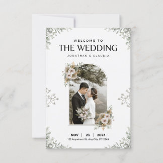 Celebrate Love and Joy with this Stunning Wedding Invitation