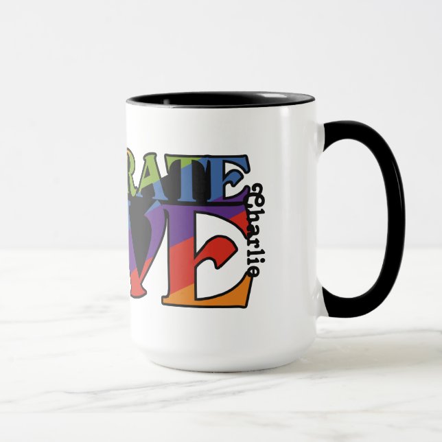 Celebrate Love custom mugs (Right)
