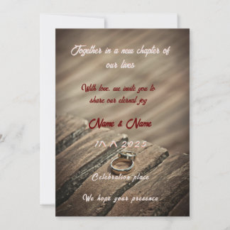 "Celebrate Love: Elegant  Wedding Invitation