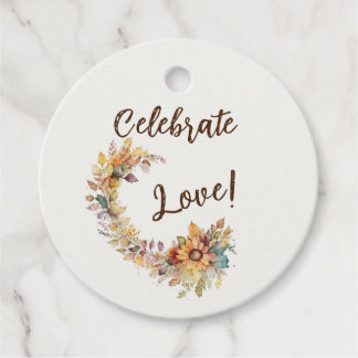 Celebrate Love Favour Tags