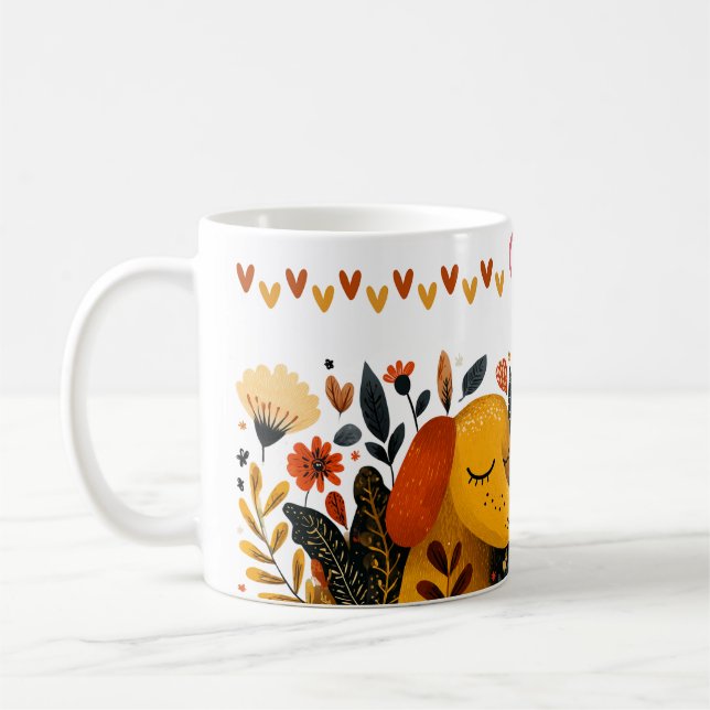 Celebrate love in its sweetest form with this Cute Coffee Mug (Left)