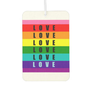 Celebrate love, pride, and authenticity  car air freshener