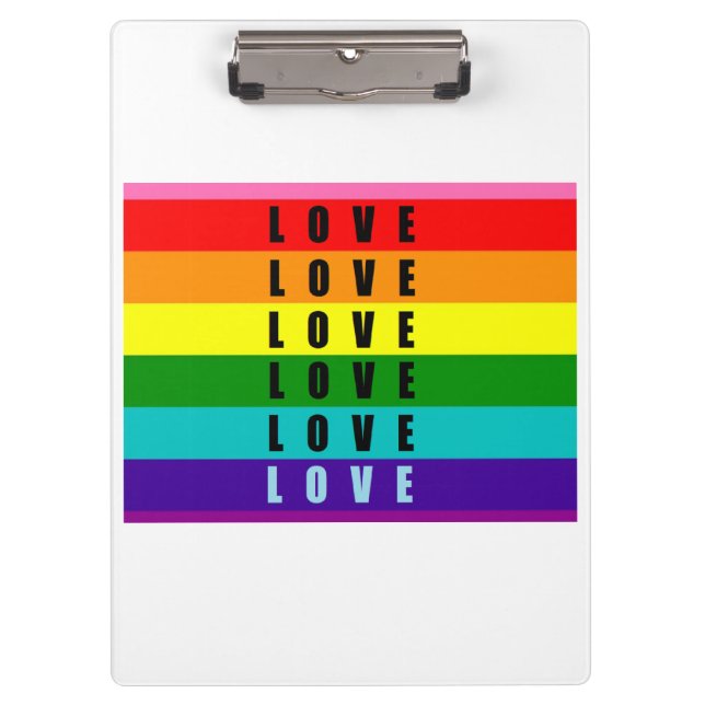 Celebrate love, pride, and authenticity  clipboard (Front)