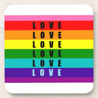 Celebrate love, pride, and authenticity coaster