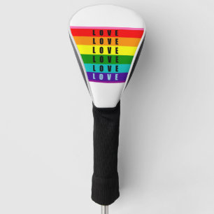 Celebrate love, pride, and authenticity golf head cover