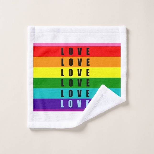 Celebrate love, pride, and authenticity  wash cloth (Wash Cloth)