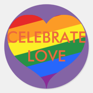 Celebrate Love Pride Sticker