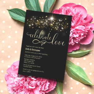 Celebrate Love / Sky of Stars Wedding Invite
