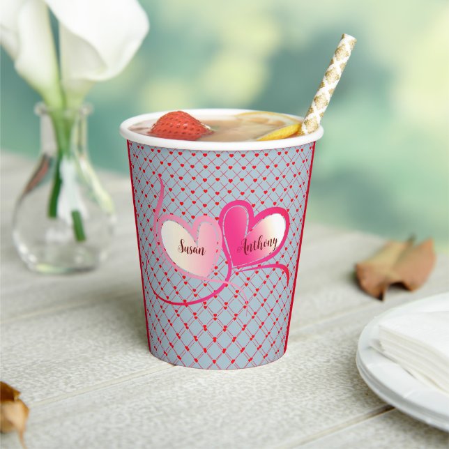 Celebrate Love Valentine Party Paper Cups (Insitu)