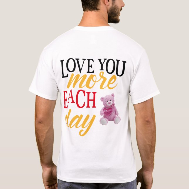 Celebrate love with Valentine's Day T-Shirt (Back)