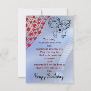 Celebrate lover's birthday card