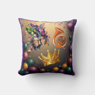 Celebrate Mardi Gras by Sommer Hamilton Cushion
