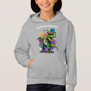 Celebrate Mardi Gras with Dancing T Rex Dinosaur