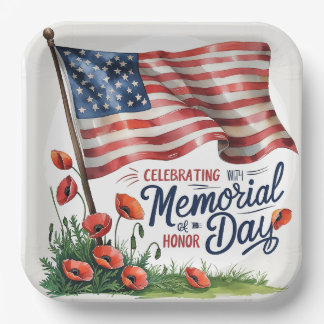 Celebrate Memorial Day Party Plates