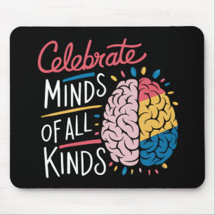Celebrate Minds of All Kinds Autism Awareness Mouse Mat