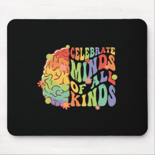 Celebrate Minds Of All Kinds Autism Awareness Mouse Mat