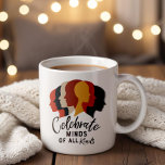 Celebrate Minds of All Kinds Coffee Mug<br><div class="desc">Celebrate Minds of All Kinds Mug - Celebrate Minds of All Kinds is a striking design that encapsulates the essence of cognitive diversity and inclusion. The artwork features overlapping silhouettes in a spectrum of warm and cool tones, representing the diverse ways in which people think and perceive the world. Each...</div>