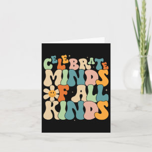 Celebrate Minds Of All Kinds Mental Health Autism Card