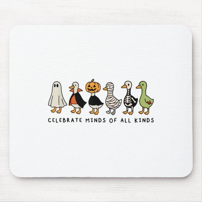 Celebrate Minds Of All Kinds Mental Health Autism  Mouse Mat (Front)