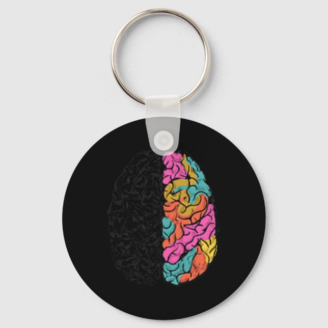 Celebrate Minds Of All Kinds Neurodiversity Autism Key Ring (Front)