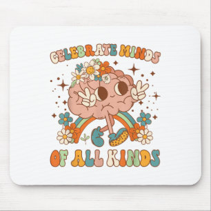 Celebrate Minds Of All Kinds Neurodiversity Mental Mouse Mat