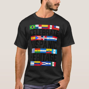 Celebrate National Hispanic Heritage Month 2022 T-Shirt