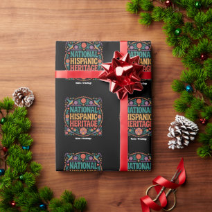 Celebrate National Hispanic Heritage Month Pride Wrapping Paper