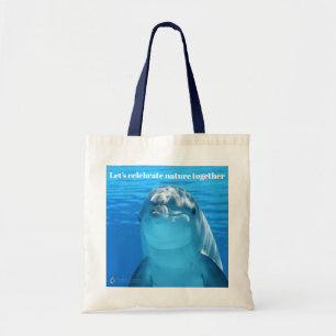 Celebrate Nature Dolphin Tote Bag